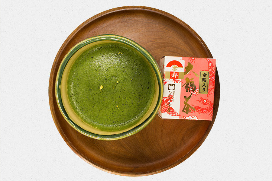 金粉入り大福茶