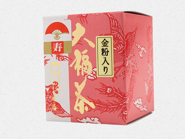 金粉入り大福茶パッケージ