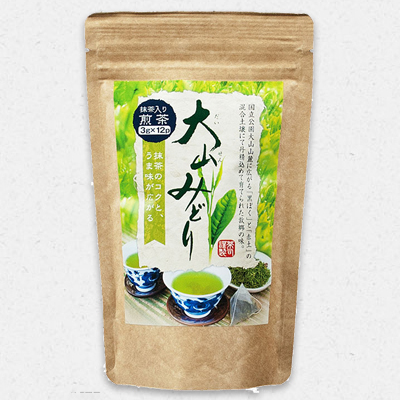 大山みどりティーバッグ抹茶入煎茶